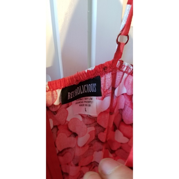Modcloth charming Heart Dress by Retrolicious - Picture 3 of 4